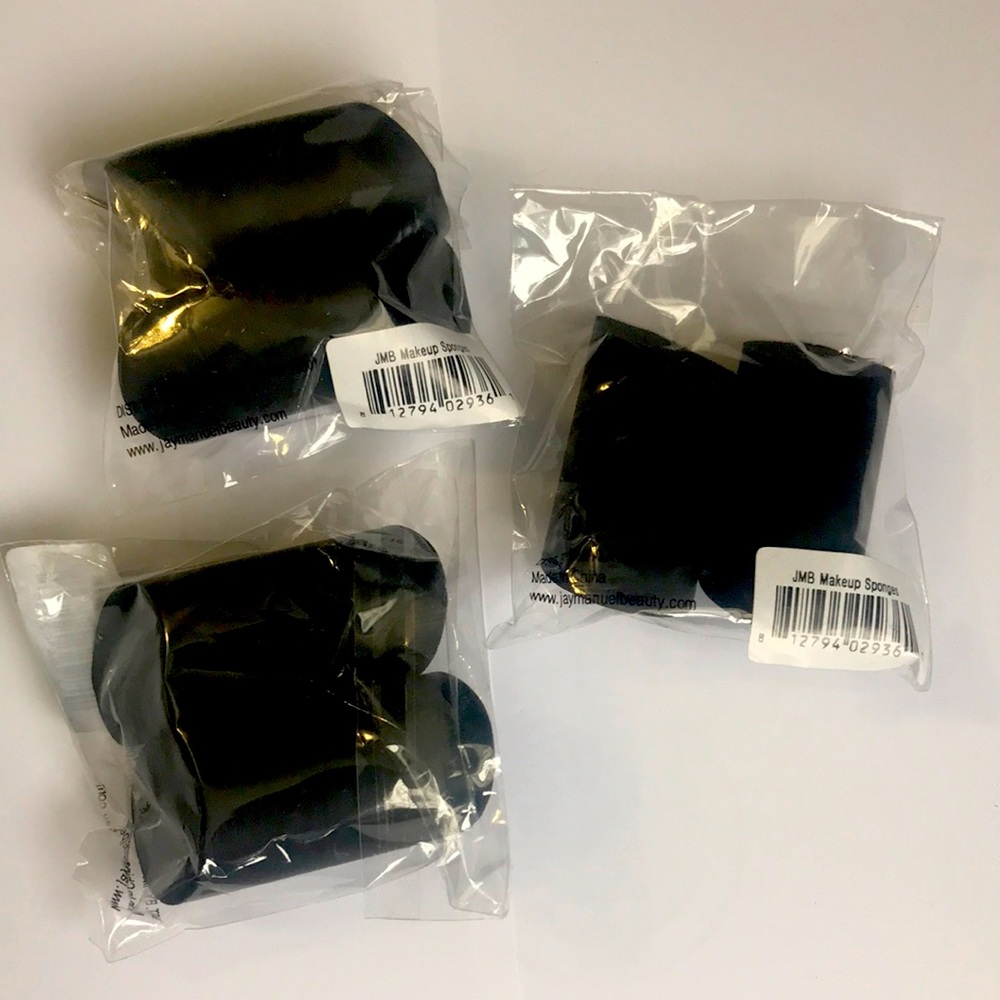3/$20 Jay Manuel Beauty Makeup Sponges 3 packages of 2 / New